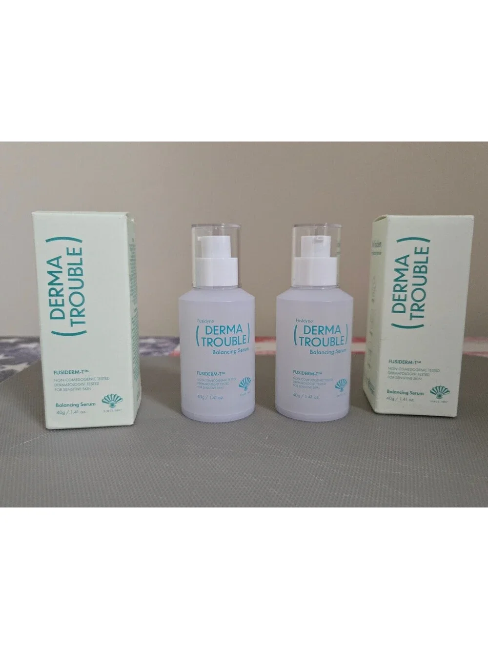 Fusiderm Derma Trouble Balancing Serum 40g - Set of 2, Korean Skincare